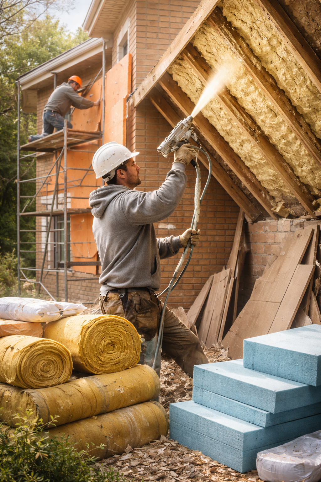 Утепление домов в Мончегорске под ключ от 4242 руб/м2 | Профессионально — ТепломастерМнч
