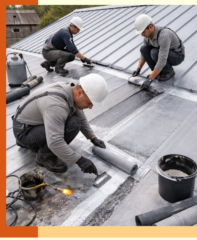 Гидроизоляция металлической кровли с гарантией в Мончегорске